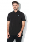 Tricou polo Dunda - Alb/Negru