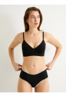 Chiloti hipster cu model uni - Negru