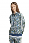 Bluza de trening unisex cu model floral Firebird - Alb/Verde/Albastru indigo
