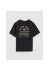 Tricou fete JWSS25TTSHF1870-20S - 4F - Bumbac - Negru