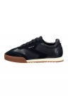 Pantofi sport cu garnituri din piele intoarsa Baylle - Negru/Caramel/Alb murdar