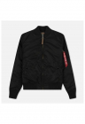 Geaca - Material sintetic - Negru -