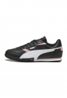Pantofi sport Bella Donna din piele ecologica - Alb/Negru/Roz