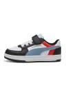 Pantofi sport Caven 2.0 Block cu inchidere velcro - Alb/Negru/Portocaliu