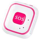 Mini GPS Tracker iUni V29 SOS GPS LBS WIFI copii si varstnici Roz