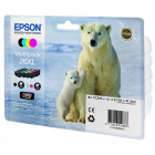 Pachet 4 tonere inkjet Epson 26XL negru color 41 3ml