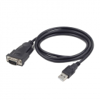 USB to DB9M serial port converter cable black 1 5 m UAS DB9M 02