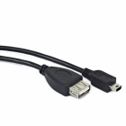 Cablu USB OTG AF la Mini BM 0 15 m Gembird A OTG AFBM 002