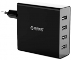 Incarcator retea Orico DCW 4U PRO 4x USB Black Intelligent Identificat