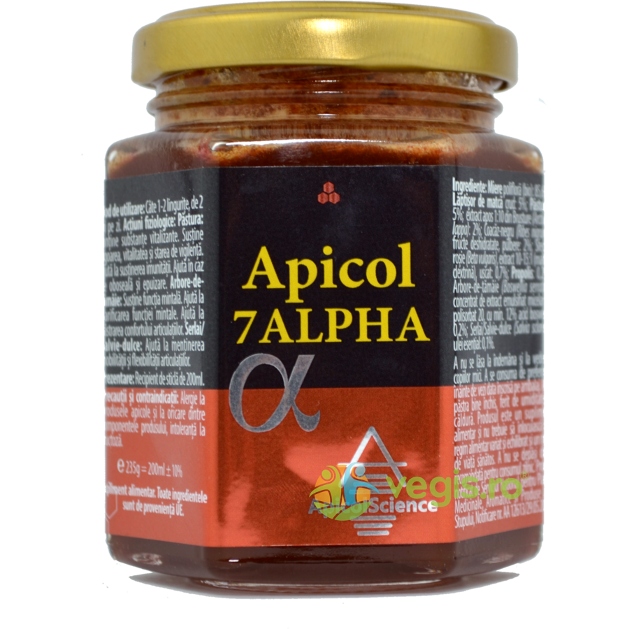 Mierea Rosie Apicol7Alpha  200ml