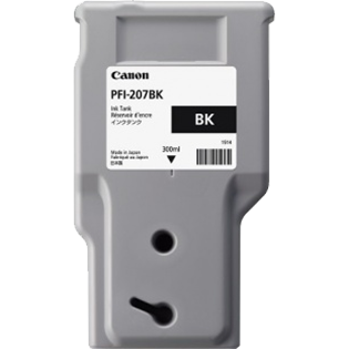 cartus inkjet PFI-207BK Negru 300ml