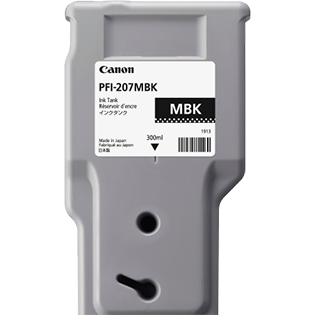 cartus inkjet PFI-207MBK Negru mat 300ml
