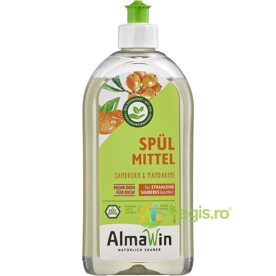 Detergent de Vase Concentrat cu Catina si Mandarine Bio 1L