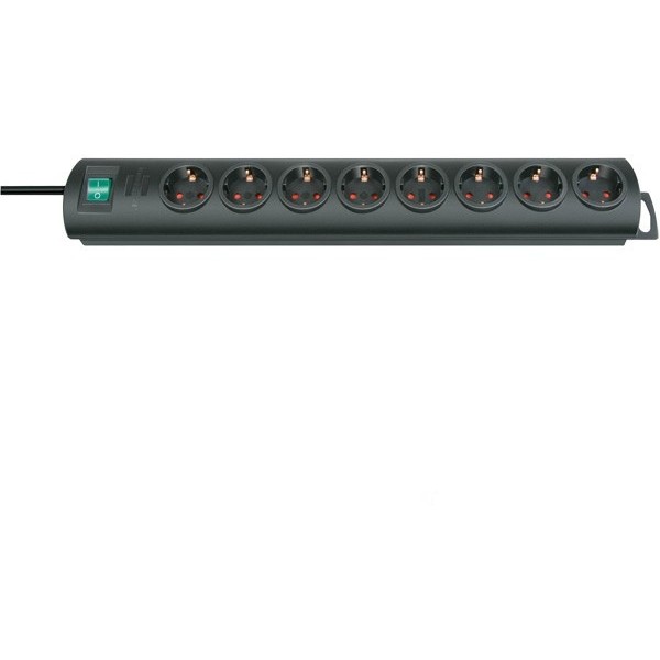 Prelungitor Prelungitor 163531, negru, 8 prize, 2 m