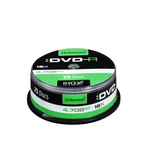 DVD-R Intenso 4.7 GB 16X, Cake box 25 bucati