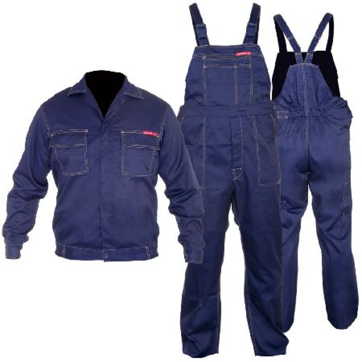 Costum salopeta combinat / albastru - 3xl/h-194