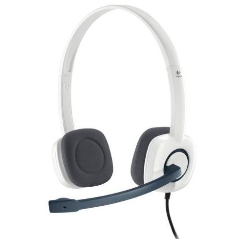 Casti H150 headset, microfon, albe