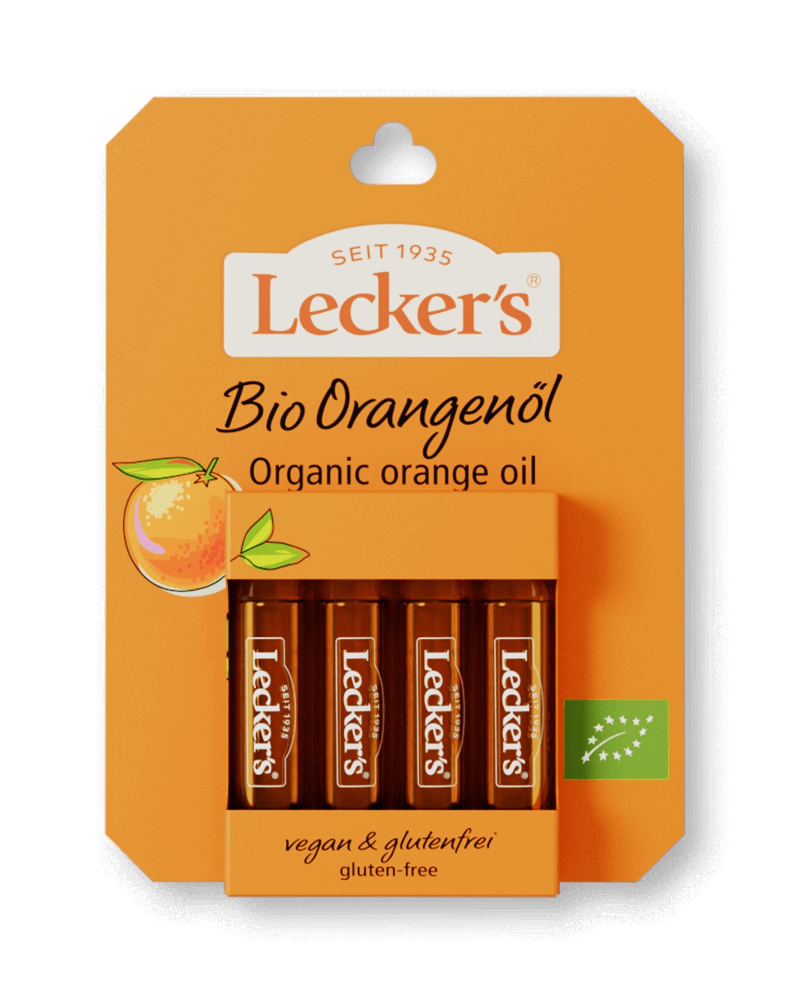 Ulei bio de portocale 4x2ml Lecker's