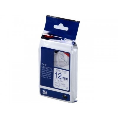 Etichete Brother TZEFA3, 12mm/3m, albastru/alb