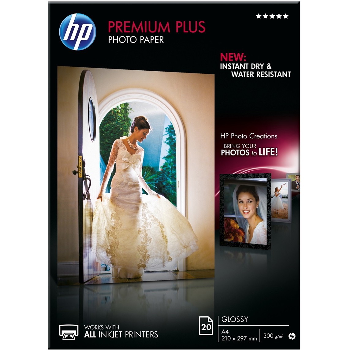 Hartie foto Premium Plus, lucioasa, A4, 20 coli