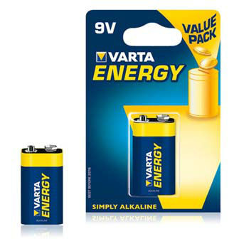 BATERIE ALCALINA 9V BLISTER 1 BUC VARTA ENERG