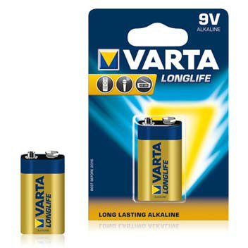 BATERIE ALCALINA 9V BLISTER 1BUC VARTA LONG