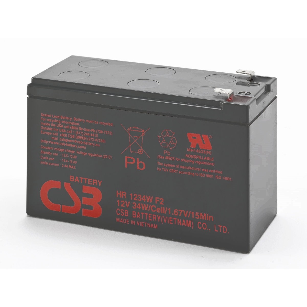 Acumulator UPS HR1234W F2 12V/9Ah