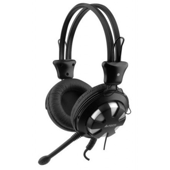 Casti HS-28-2 headset cu microfon, negru / gri