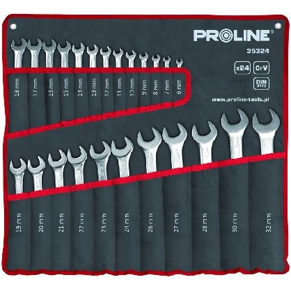 SET CHEI COMBINATE CR-VA FORJATE 6-32MM - 24P.