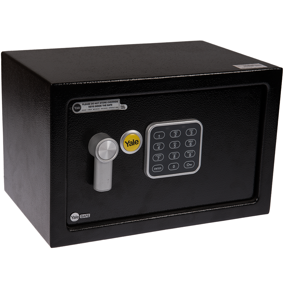Seif standard compact Yale, electronic, negru, 200 x 310 x 200 mm