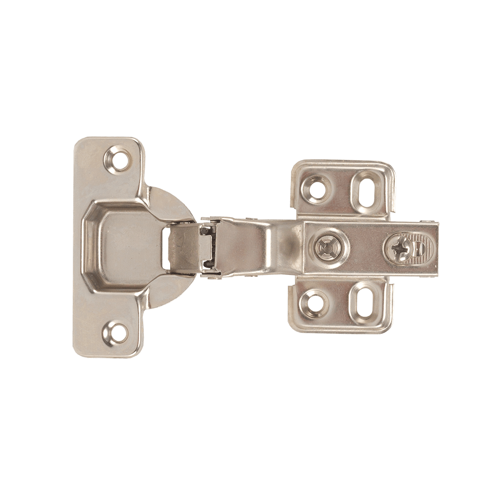 Balama aruncatoare Easy-Fix, cu amortizor si placa fixa 17 mm, ingropat, otel nichelat, 35 mm, 2 buc
