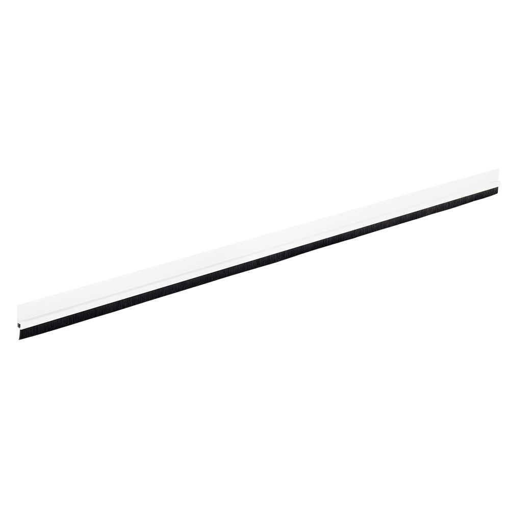 Prag izolator din aluminiu ALU FIX, cu perie, alb, L: 100 cm