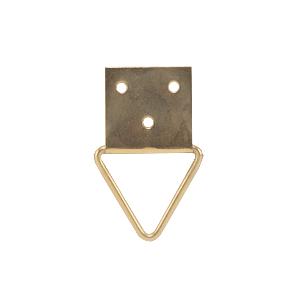 Agatator pentru rama tabloului, alama, 32 x 16 mm