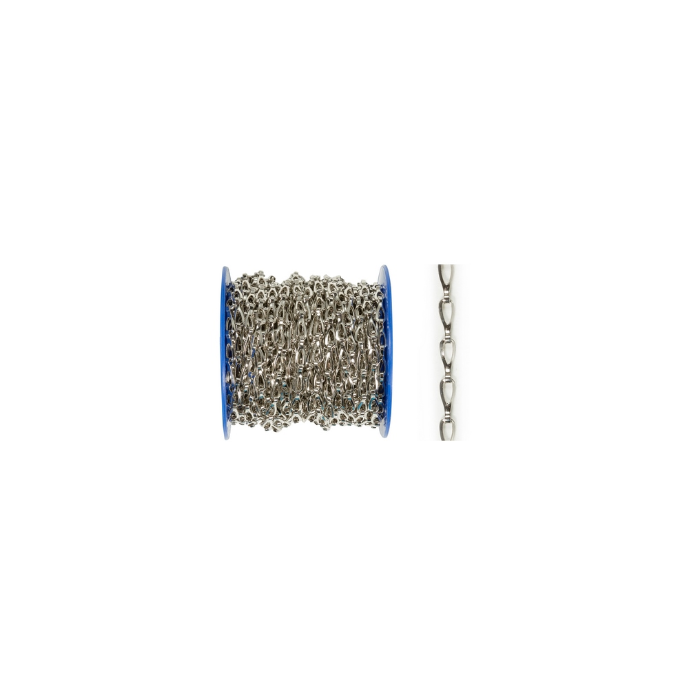 Lant plat din otel cromat, 0,4 mm
