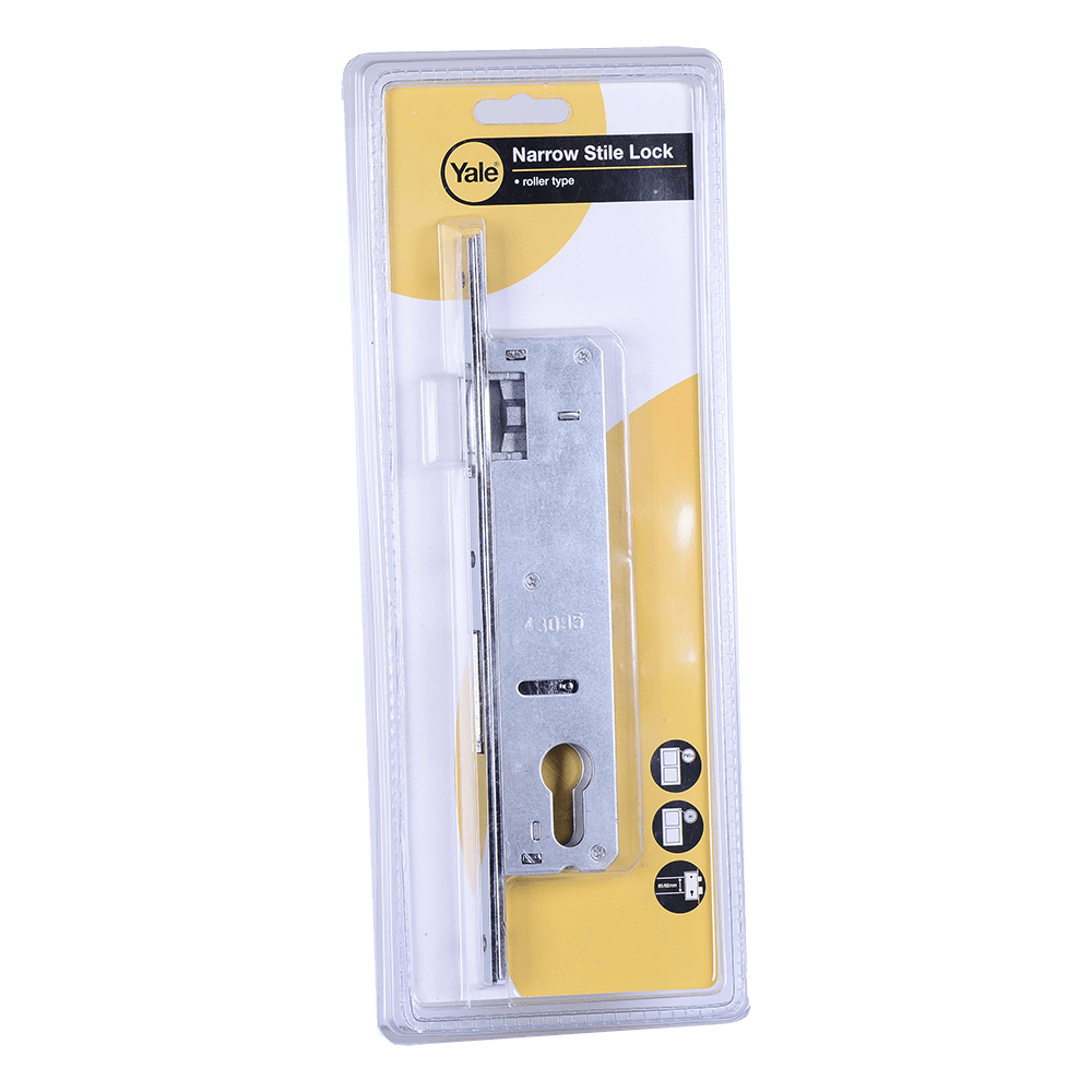 Broasca PVC cu rola si placa frontala Yale, 25 x 85 mm
