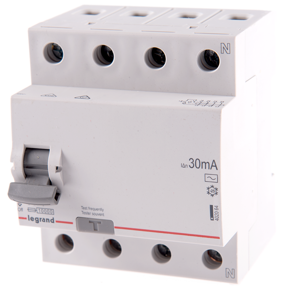 Intrerupator diferential RX3 Legrand 402064, 4P, 63A, 30mA