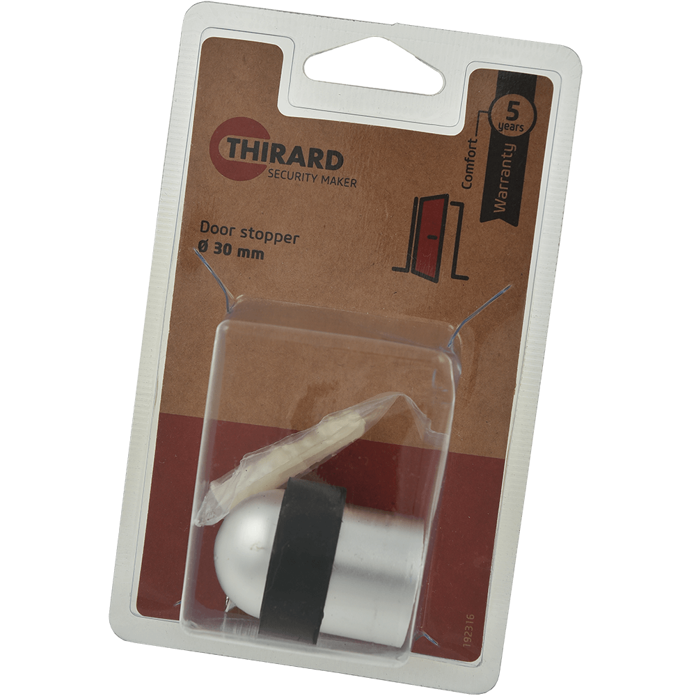Opritor usa, aluminiu, argintiu, D: 30 mm