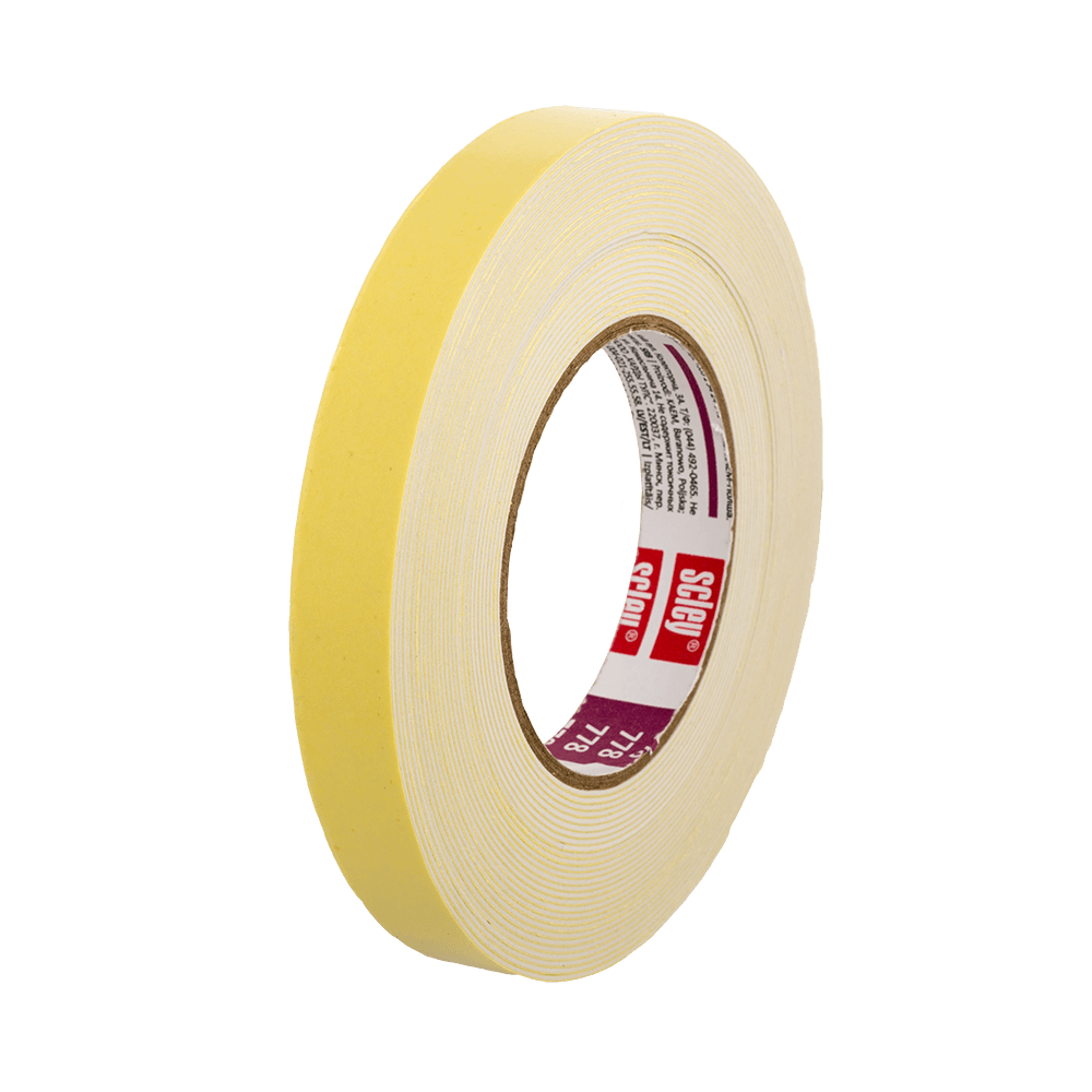 Banda de montaj Hardex 478, dublu adeziva, 10 m x 19 mm