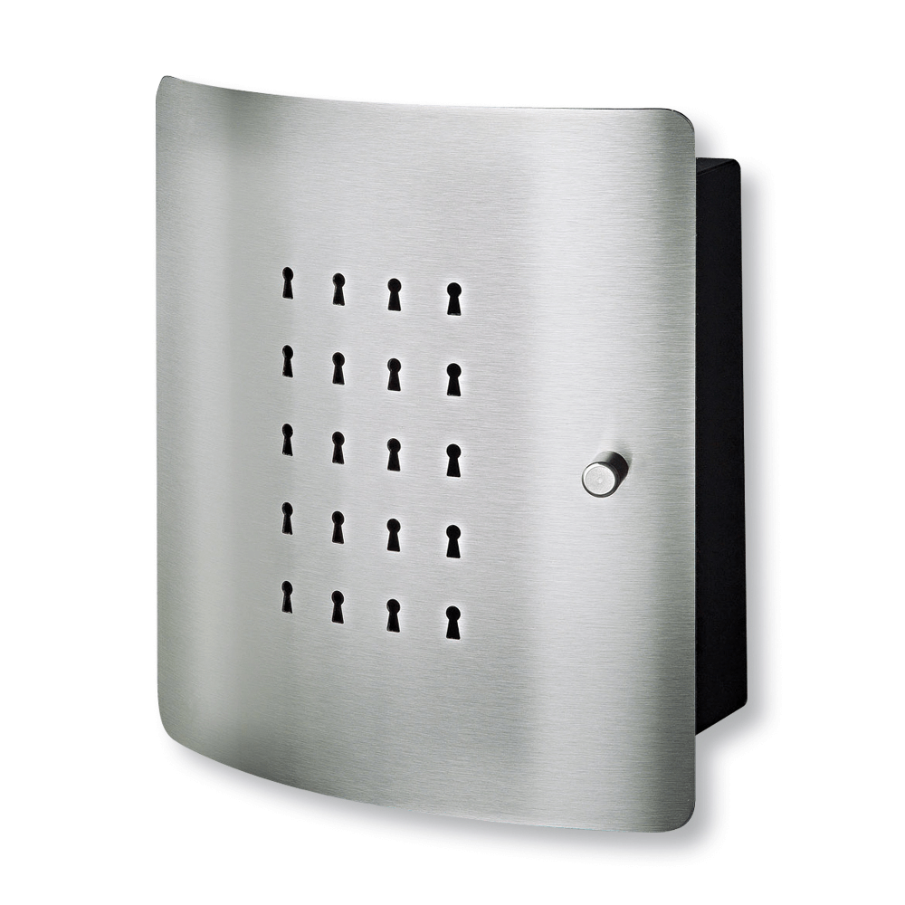 Cutie de chei cu usa din otel inoxidabil, Slot, 240 x 210 x 70 mm