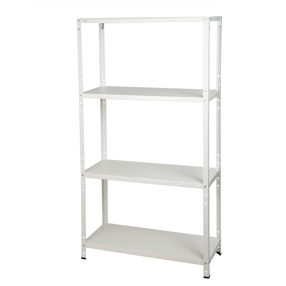 Raft metalic cu 4 polite din metal, 75 kg/polita, 150 x 75 x 30 cm