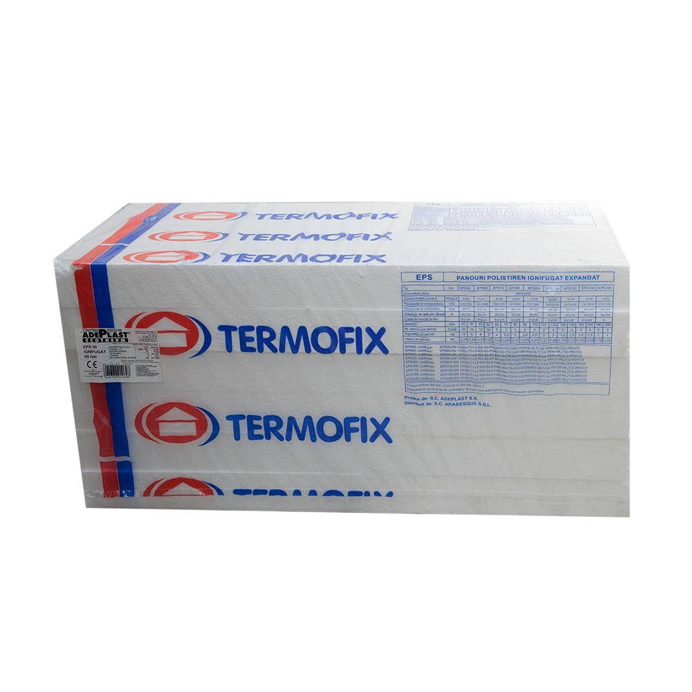 Polistiren expandat  EPS 50, Termofix, 8 cm