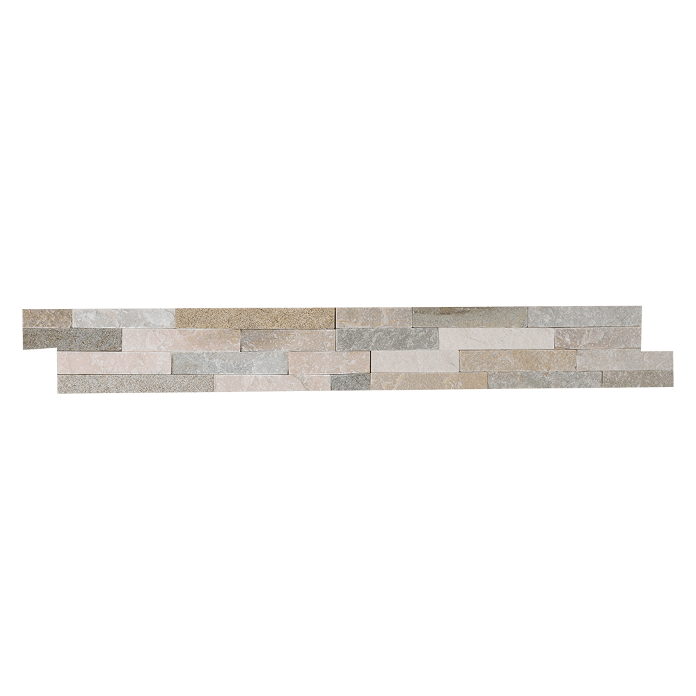 Piatra decorativa naturala Natimur exterior, multi bej, 40 x 10 cm