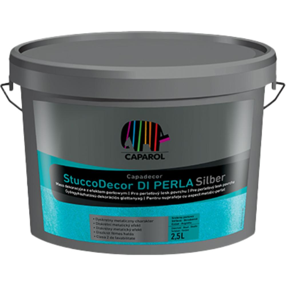 Masa de spaclu decorativa Caparol Stucco Decor, argintiu, 2.5 l