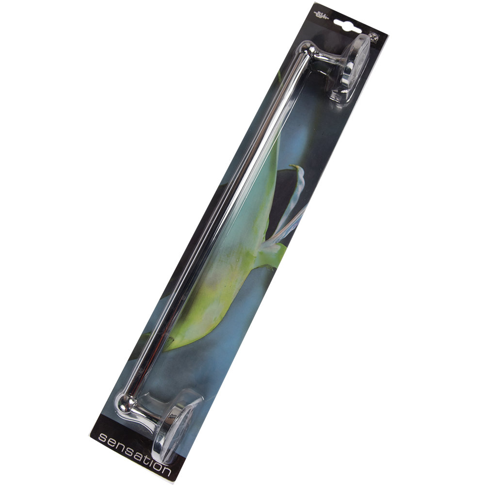 Suport prosop Bisk Sensation, zinc aluminiu, 50 x 7 x 6 cm