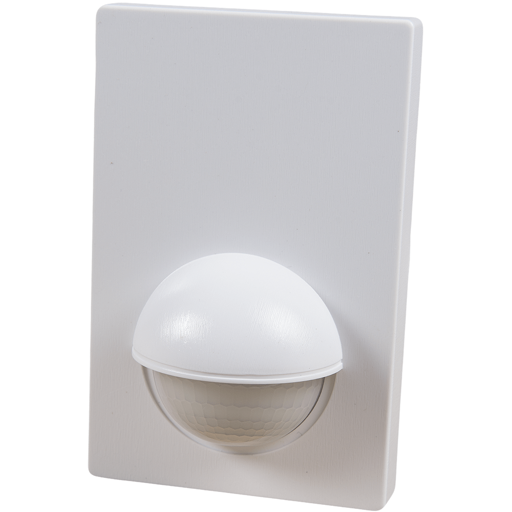 Senzor de miscare infrarosu plat, 180 grade, 1200 W, IP44, alb