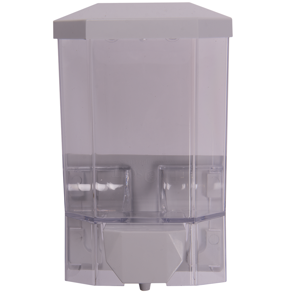 Dozator sapun lichid Inaplast, plastic, transparent, 9,5 x 8 x 16,5 cm