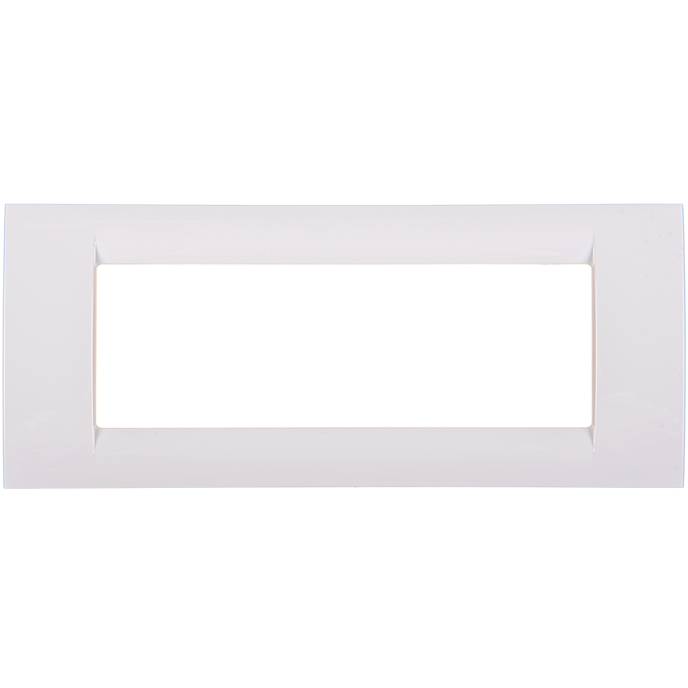 Rama decor 6 module System Virna, Gewiss GW22106, alb