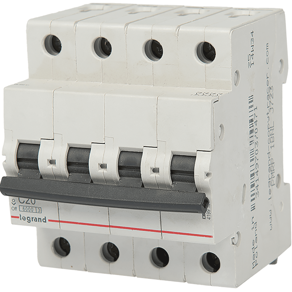 Disjunctor RX3 6000, Legrand 419918, 4P, 20A