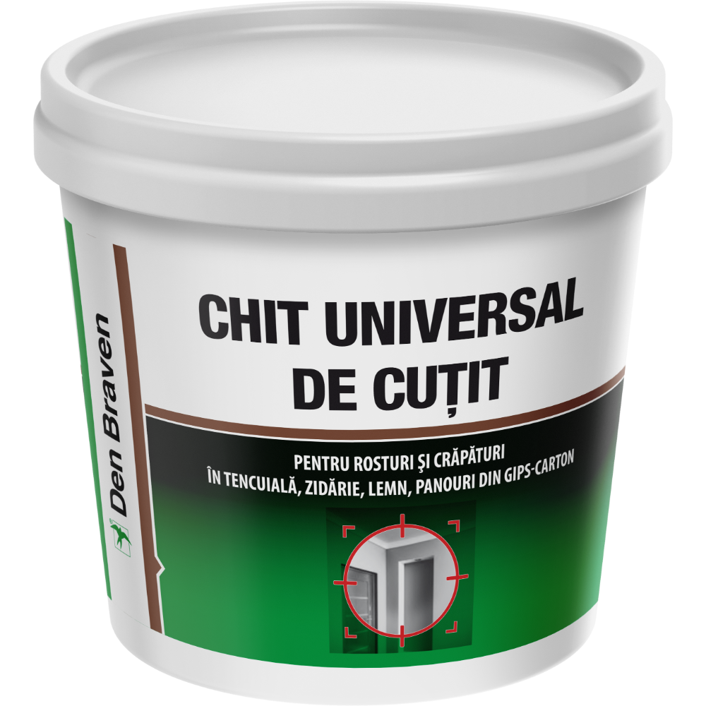 Chit universal de cutit, acrilic, Den Braven, interior, alb, 1.3 kg