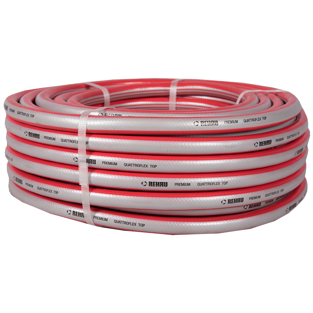 Furtun Rehau Quatroflex 1/2, cauciuc, 20 m